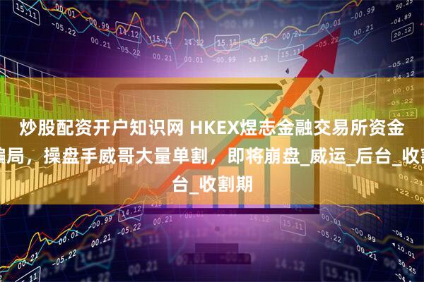 炒股配资开户知识网 HKEX煜志金融交易所资金盘骗局，操盘手威哥大量单割，即将崩盘_威运_后台_收割期